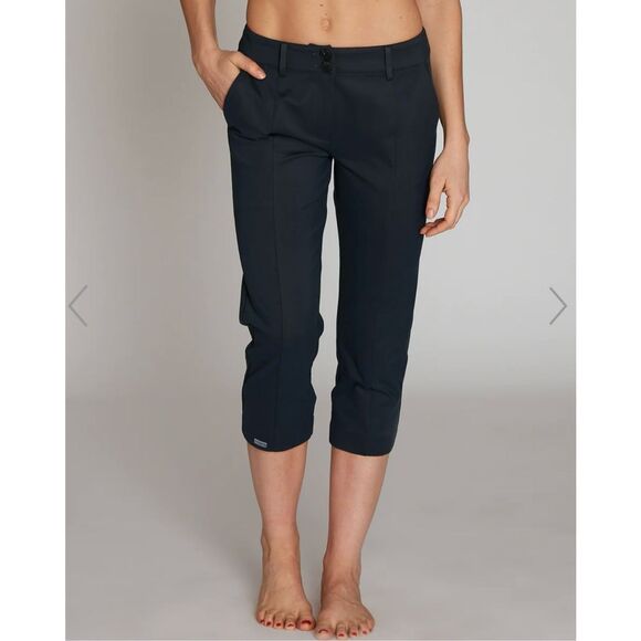 L'Etoile Sport Golf Pants Capri Nylon Made in USA Size M NWT Grey MRSP $190 - Picture 1 of 10